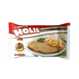 Milanesa de Nalga Premium Holis Carne Vacuna 500 g.