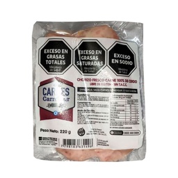 Chorizo Puro Cerdo Carrefour 220 g x 2 uni