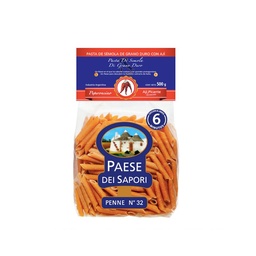 Fideos Penne N32 Peper Paese Dei Sapori 500 g.