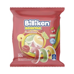 Gomitas Billiken Rueditas 30 g.