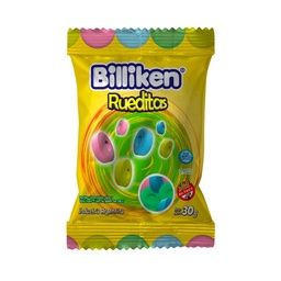 Pastillas Billiken Rueditas 30 g.