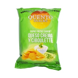 Papas Fritas Quento Queso Crema y Ciboulette 90 g.