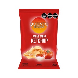 Papas Fritas Quento Ketchup 82 g.