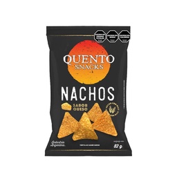 Nachos Sabor Queso Quento 82 g.