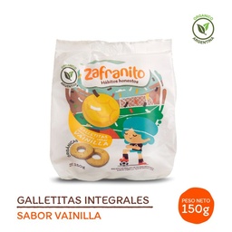 Galletitas Orgánicas Zafranito Vainilla 150 g.