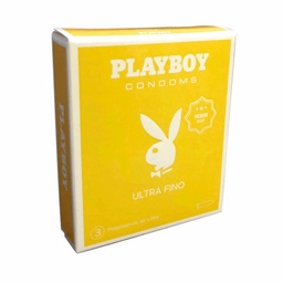 Preservativos Ultra Fino Playboy 3 u.