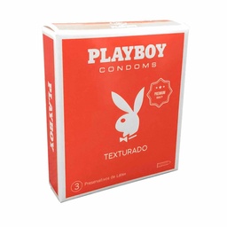 Preservativos Texturado Playboy 3 u.