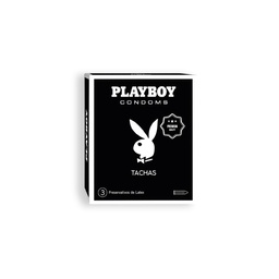 Preservativo Playboy Tachas Caja x 3 uni