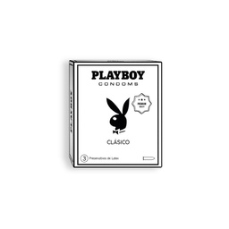 Preservativo Playboy Clásico Caja x 3 uni