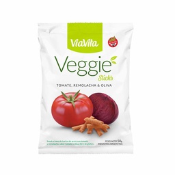 Snack Veganos Veggie Tomate Remolacha y Oliva 50 g.