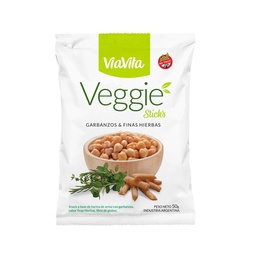Snack Veganos Veggie Garbanzos y Finas Hierbas 50 g.