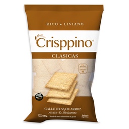 Galletitas de Arroz Crisppino 100 g. Sin Tacc