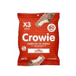 Barra de Arroz Crowie Marroc Pack Sin Tacc12 g. x 3 un.