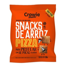 Snack de Arroz  Crowie Pizza Sin Tacc 50 g.