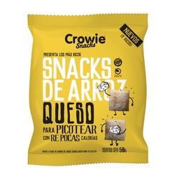 Snack de Arroz  Crowie Queso Sin Tacc 50 g.