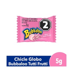Chicle de Tutti Frutti Bubbaloo 5 g.
