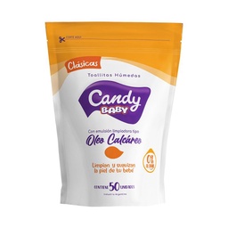 Toallitas Húmedas Candy Baby Óleo Class 50 uni