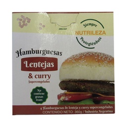 Medallón Lenteja Nutrileza Caja 360 g.