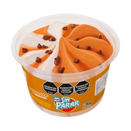 Helado Sin Parar Dulce de Leche y Crema Americana en Pote 90 g.