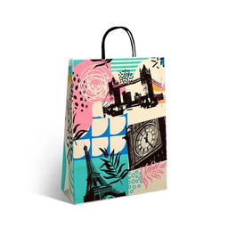 Bolsa Regalo Grande Cities 30X12x41 cm