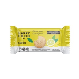 Galletitas Sin Tacc Happy Food Sin Azúcar Vegano Limón 120 g.