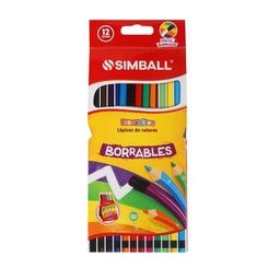 Lapices Colores Innovation Borrables x12