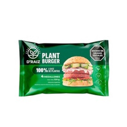 D Raiz Plant Burger 4 uni 800 g.