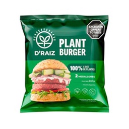 D Raiz Plant Burger 2 uni 120 g.