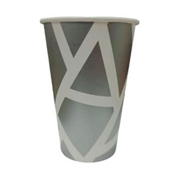 Vaso Carrefour Polipapel 235 cc Plata x 12 uni