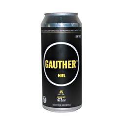 Cerveza Sin Tacc Gauther de Mijo Miel en Lata 473 cc.