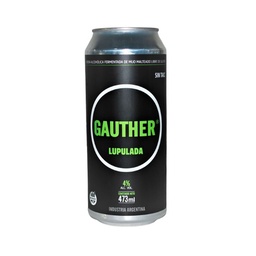 Cerveza Sin Tacc Gauther de Mijo Lupulada en Lata 473 cc.