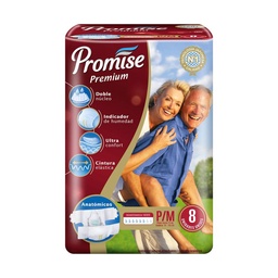 Pañal para Adulto Promise Premium Talle P 8 uni