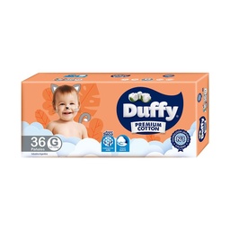 Pañal Duffy Premium Cotton Talle g 36 uni