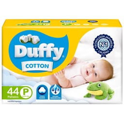 Pañales Duffy Talle P Cotton Hiperpack x 44 uni