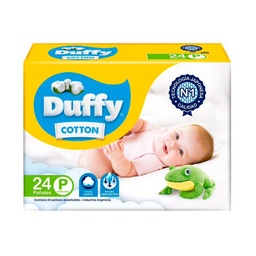 Pañales Talle P Duffy Mega Pack 24 uni