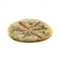 Pizza de Muzzarella con Jamón y Morrones 575 g.