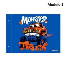 Carpeta Dibujo N5 Asamblea Monster Truck 2  (Modelos Surtidos)