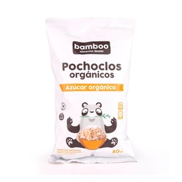 Pochoclo Orgánico Bamboo Azúcarados Pack 80 Grs