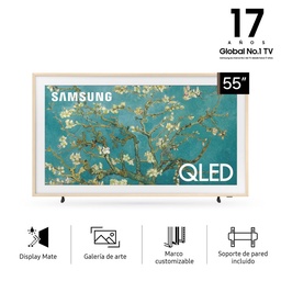 Smart Tv 55 Samsung 4K Qled Qn55ls03bagczbt Frame