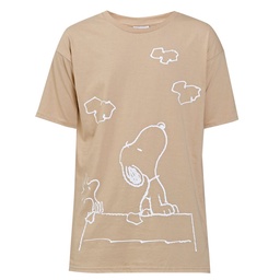 Remera Manga Corta Estampado Snoopy Over