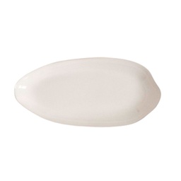 Bandeja Oval Rodas Cream 30.5 cm