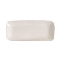 Bandeja Rectangular Rodas Cream 25 cm