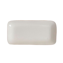Bandeja Rectangular Rodas Cream 30 cm