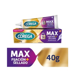 Adhesivo para Protesis Dental Corega Crem Max Sell Ultra 40 g.