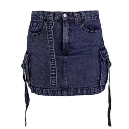 Falda Cargo Denim Tex