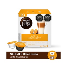 Cápsulas Nescafé Latte Macchiato Dolce Gusto Caja x 16 uni