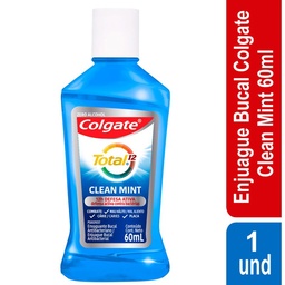 Enjuague Bucal Colgate Total 12 Clean Mint 60 cc.