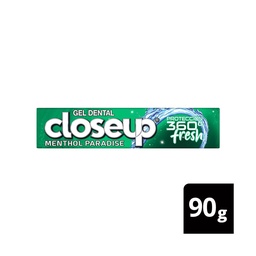 Gel Dental Close Up Menthol Paradise 90 g.