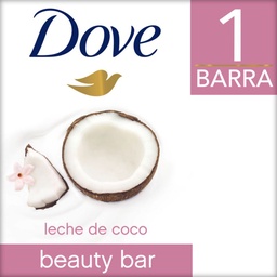 Jabón de Tocador Dove Leche de Coco 90 g.