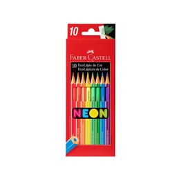 Lapices Colores Faber Castell Neon x10 uni